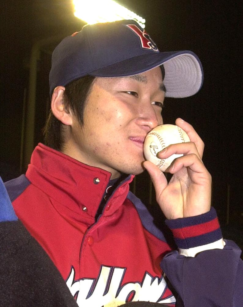 石川雅規選手 2002年
