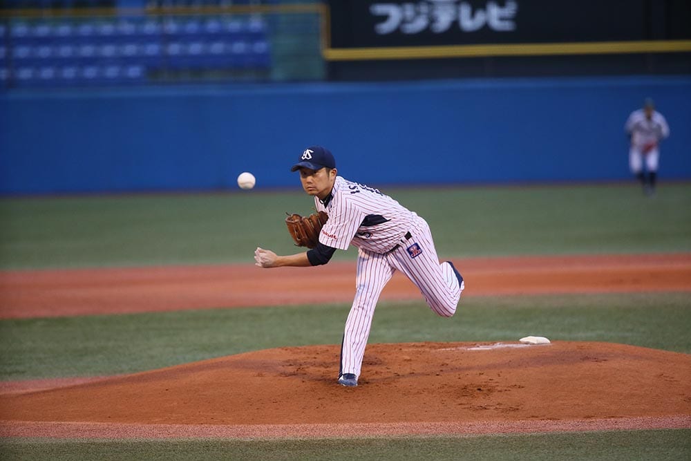 石川雅規選手 2014年