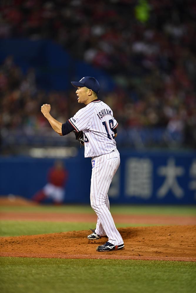 石川雅規選手 2017年