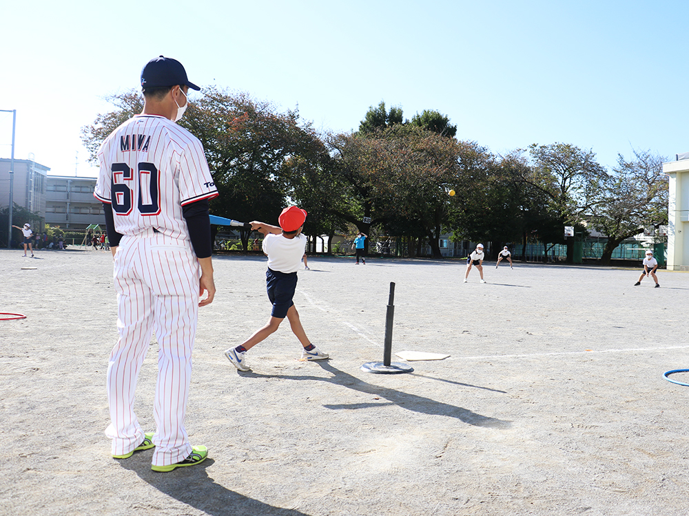 都会の子供たちに野球の楽しさを